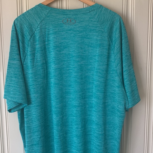 Under Armour Teal/Gray Shirt Size XXL - Picture 6 of 7